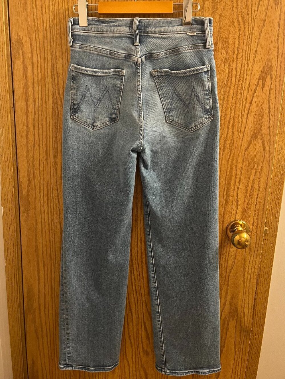 MOTHER The Rambler Zip Flood Straight Leg Denim Jeans - Picture 4 of 11